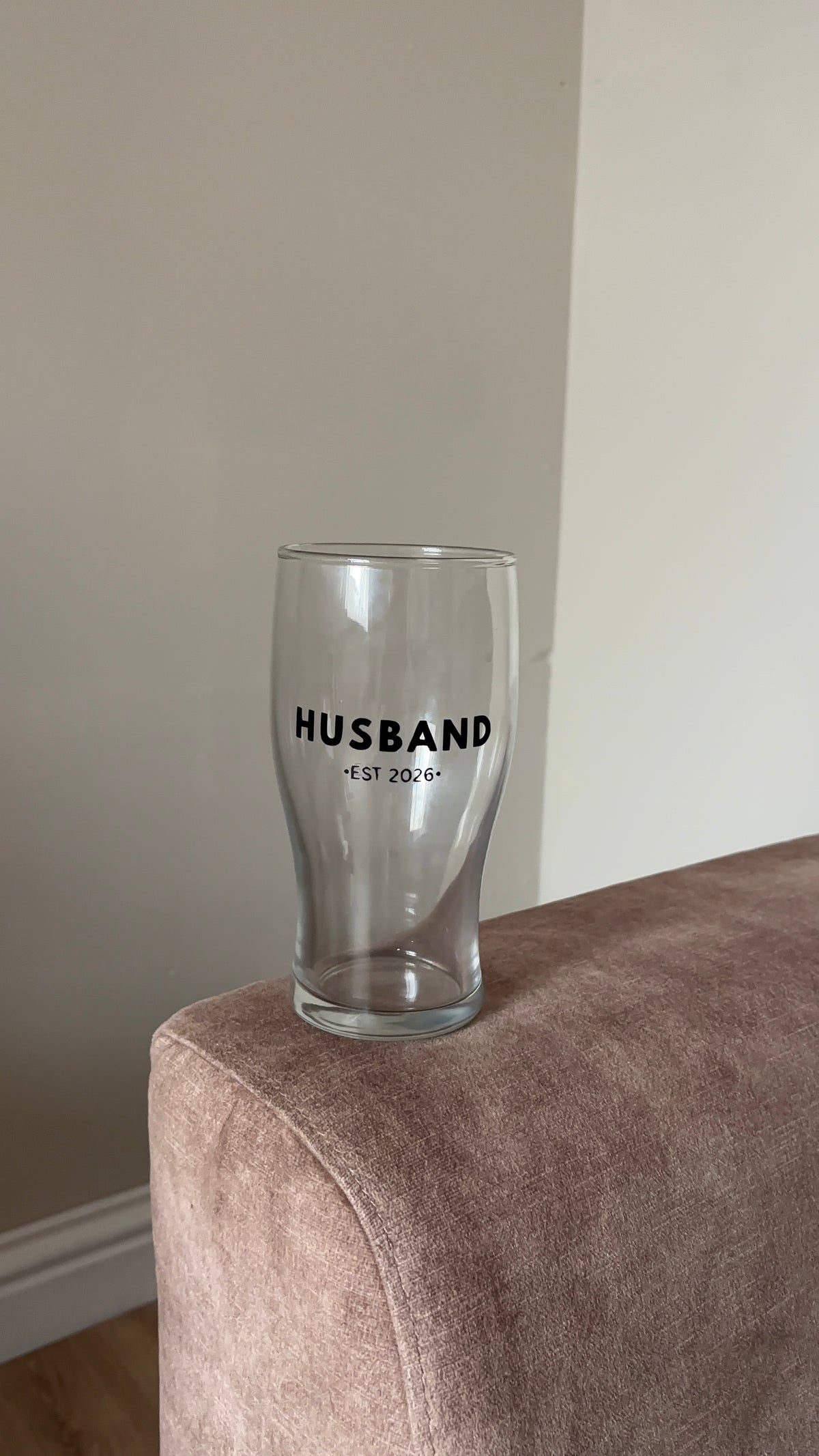 Husband Est. Year Pint Glass
