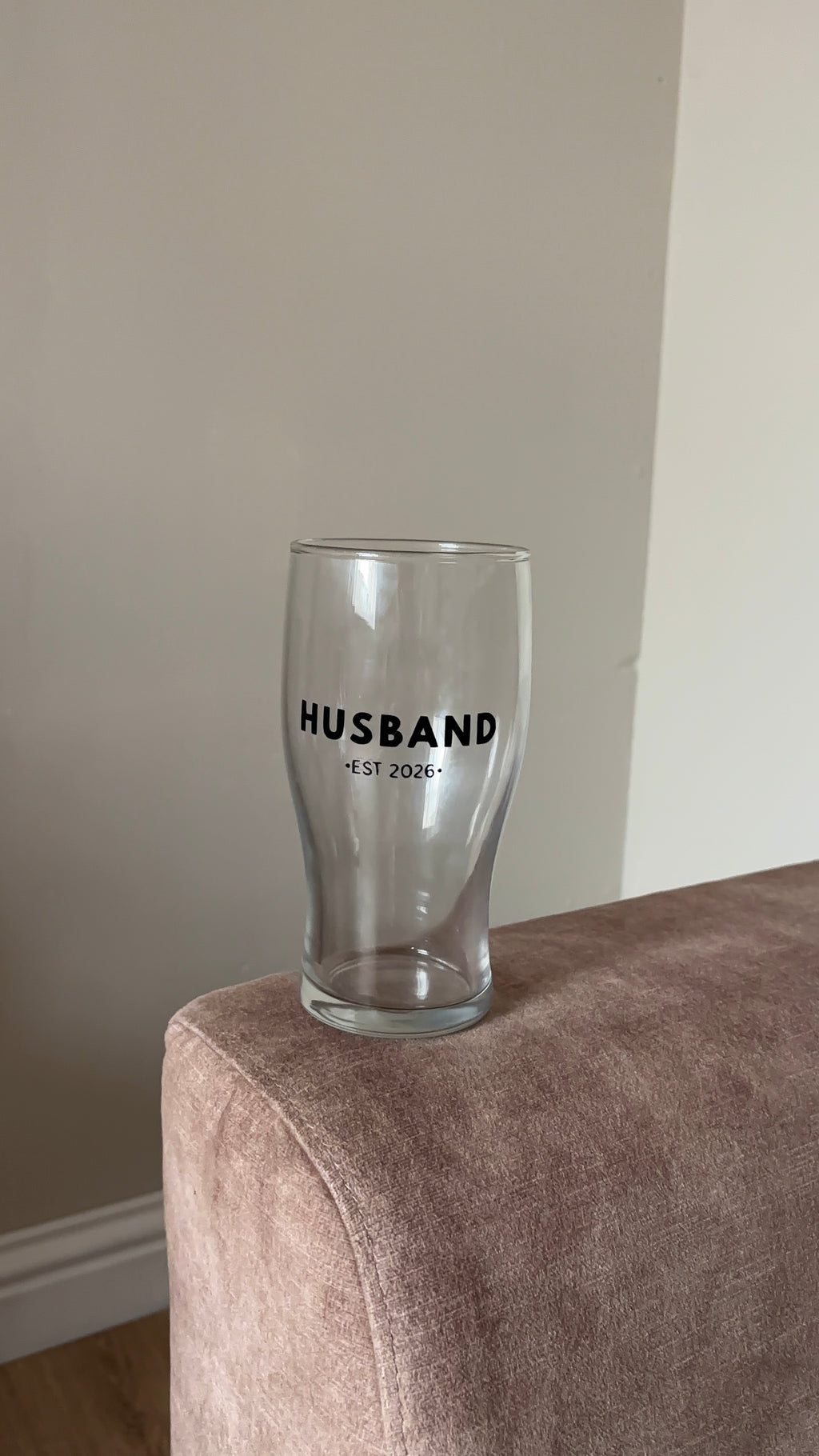 Husband Est. Year Pint Glass
