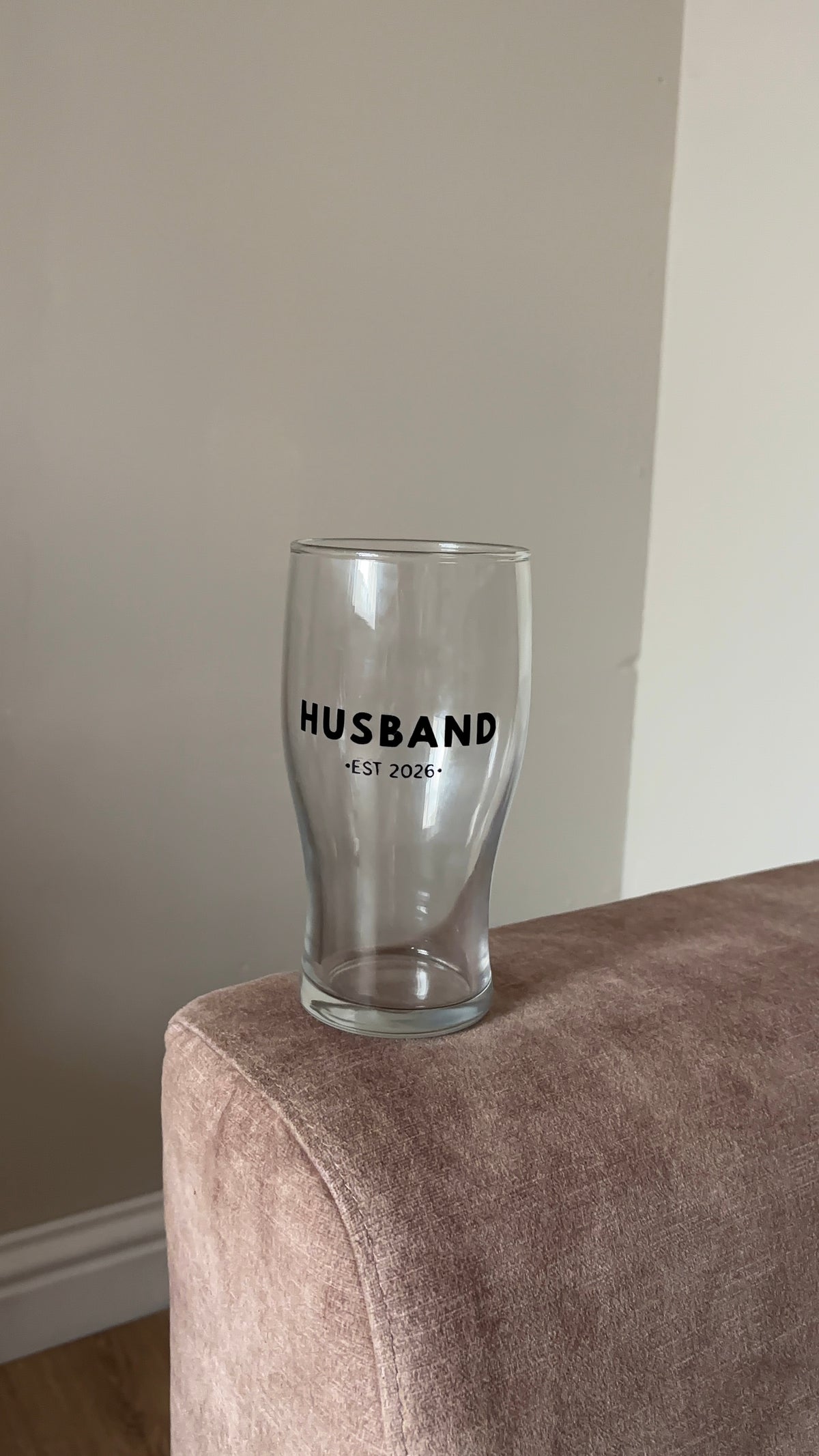 Husband Est. Year Pint Glass