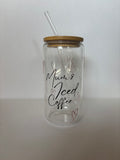 Personalised Mum’s Iced Coffee Glass
