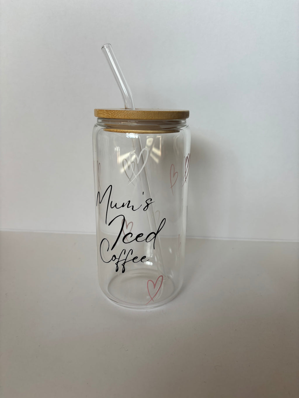 Personalised Mum’s Iced Coffee Glass