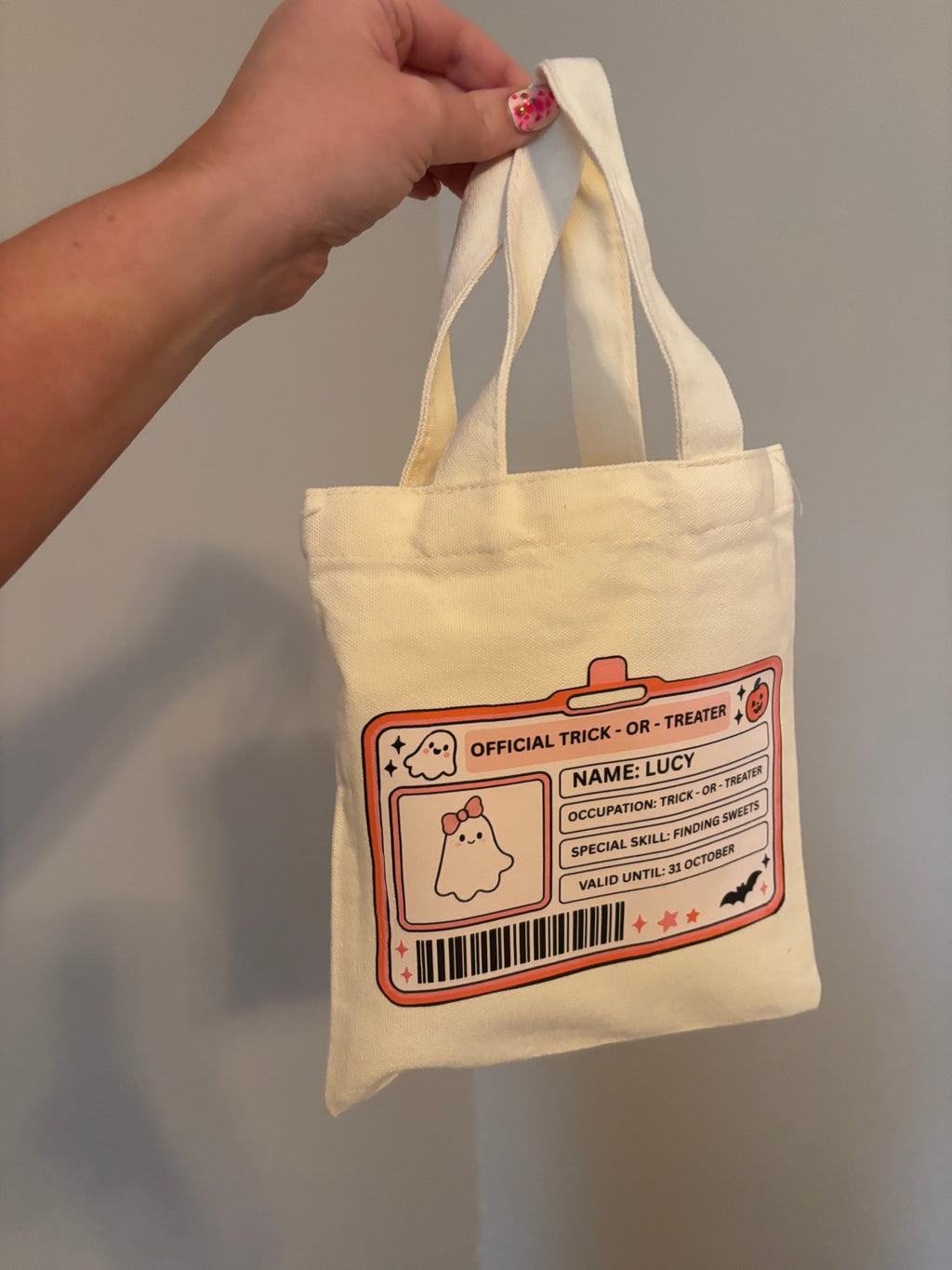 Personalised Official Trick-or-Treater Bag 👻