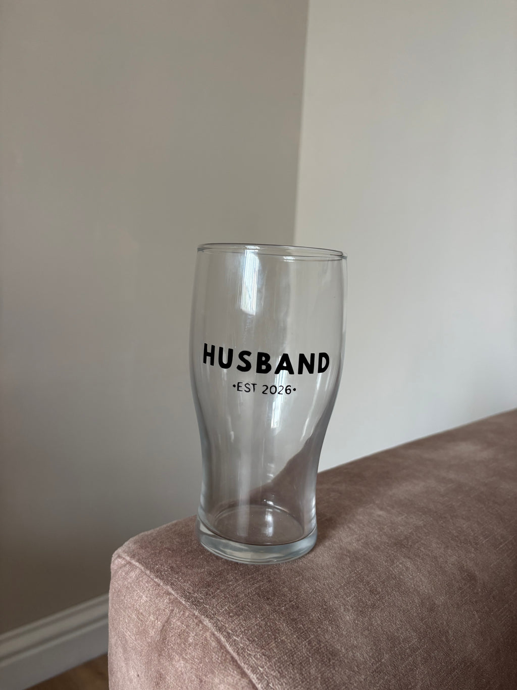 Husband Est. Year Pint Glass