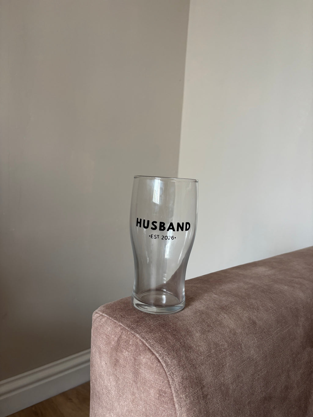 Husband Est. Year Pint Glass