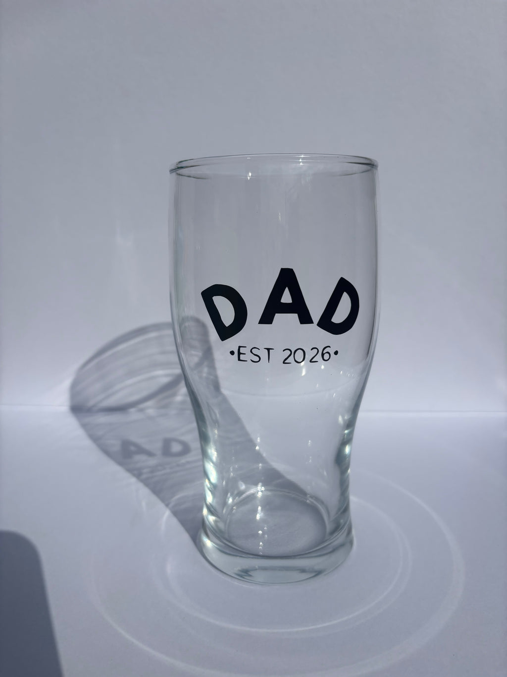 Dad Est. Year Pint Glass