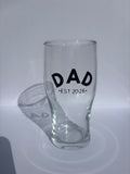 Dad Est. Year Pint Glass