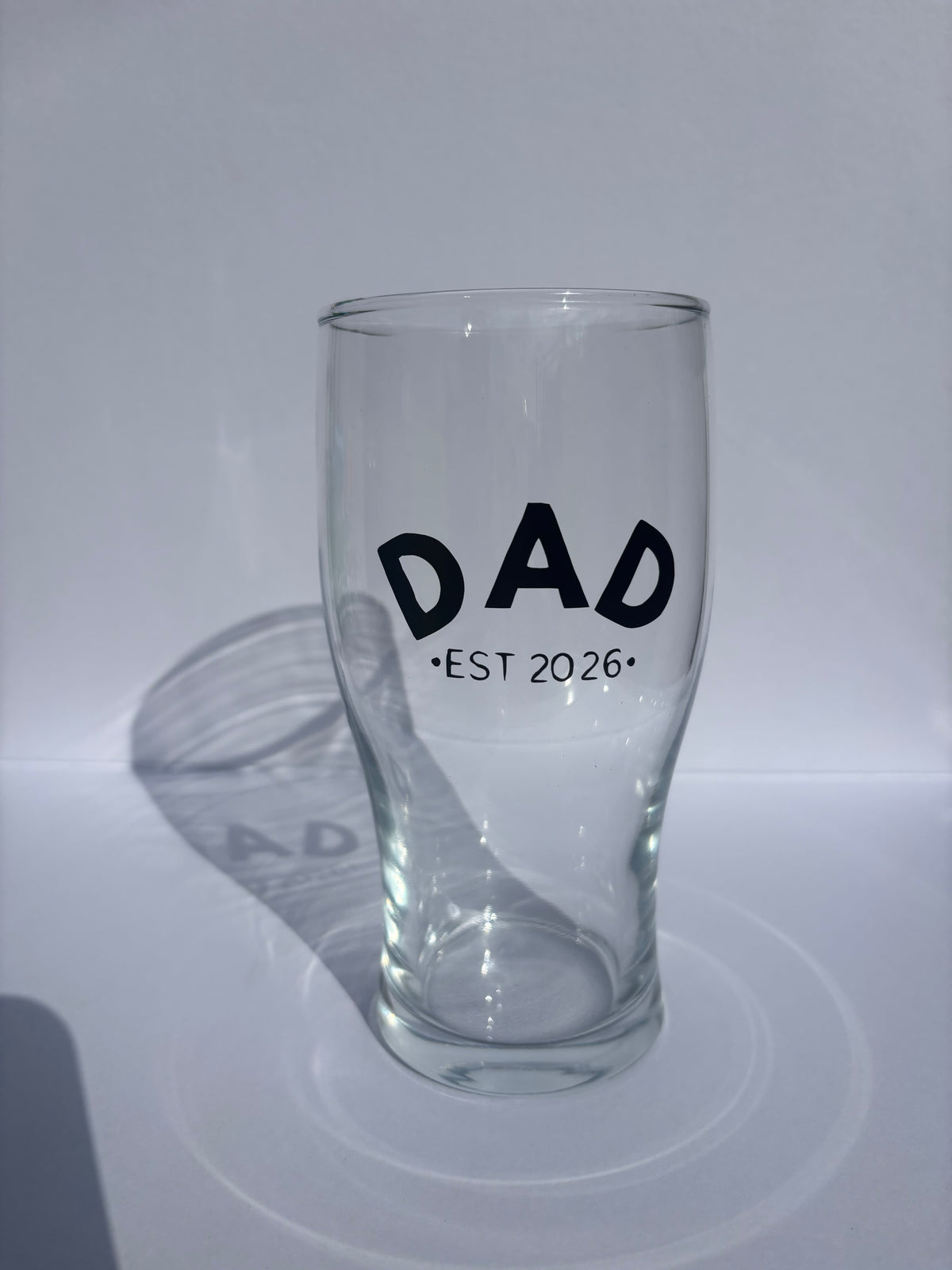 Dad Est. Year Pint Glass