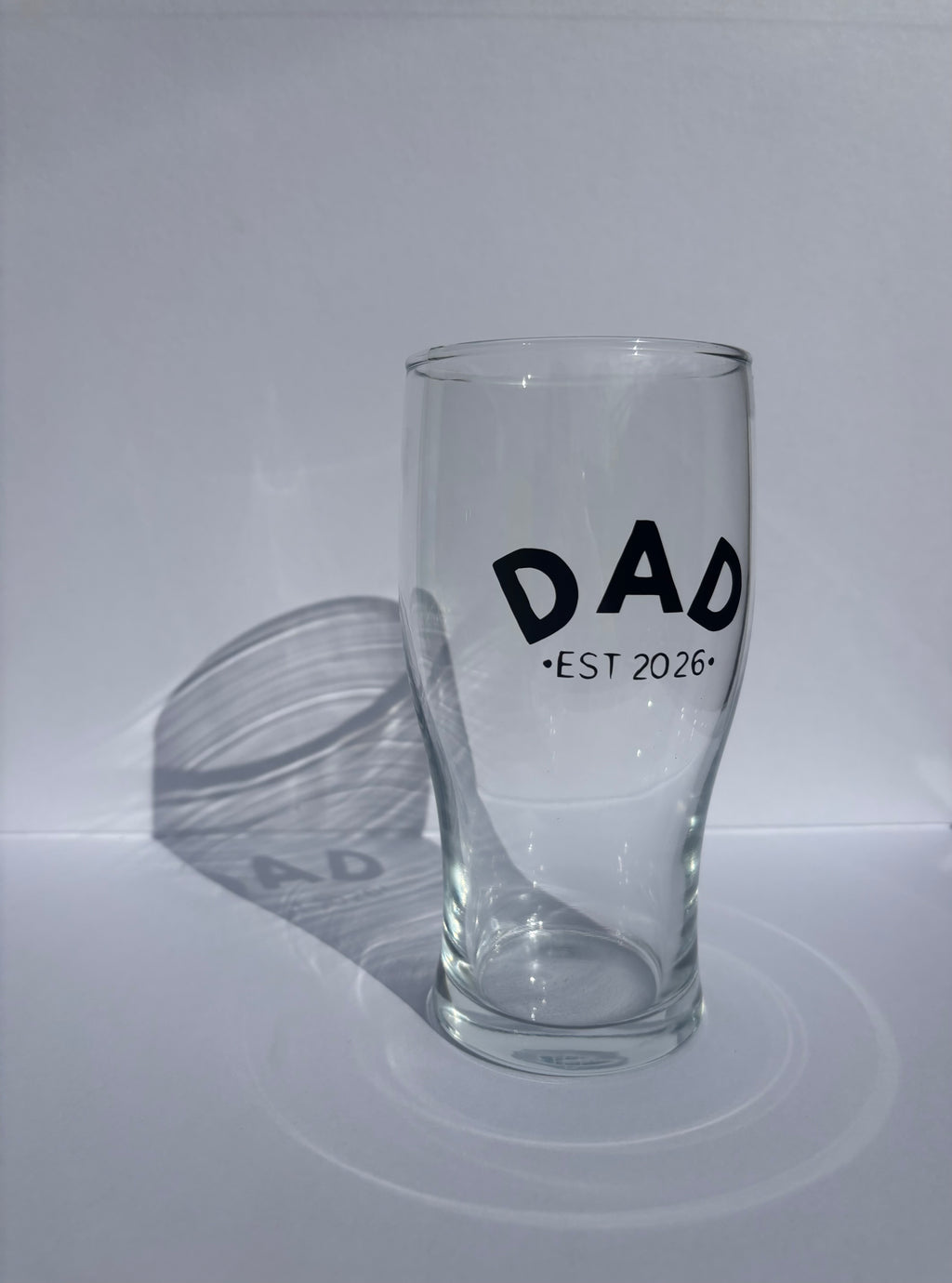 Dad Est. Year Pint Glass