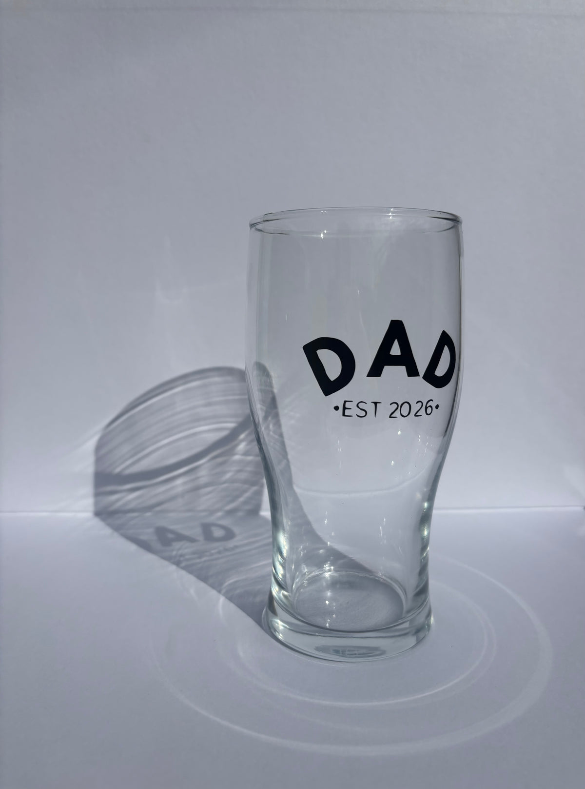 Dad Est. Year Pint Glass