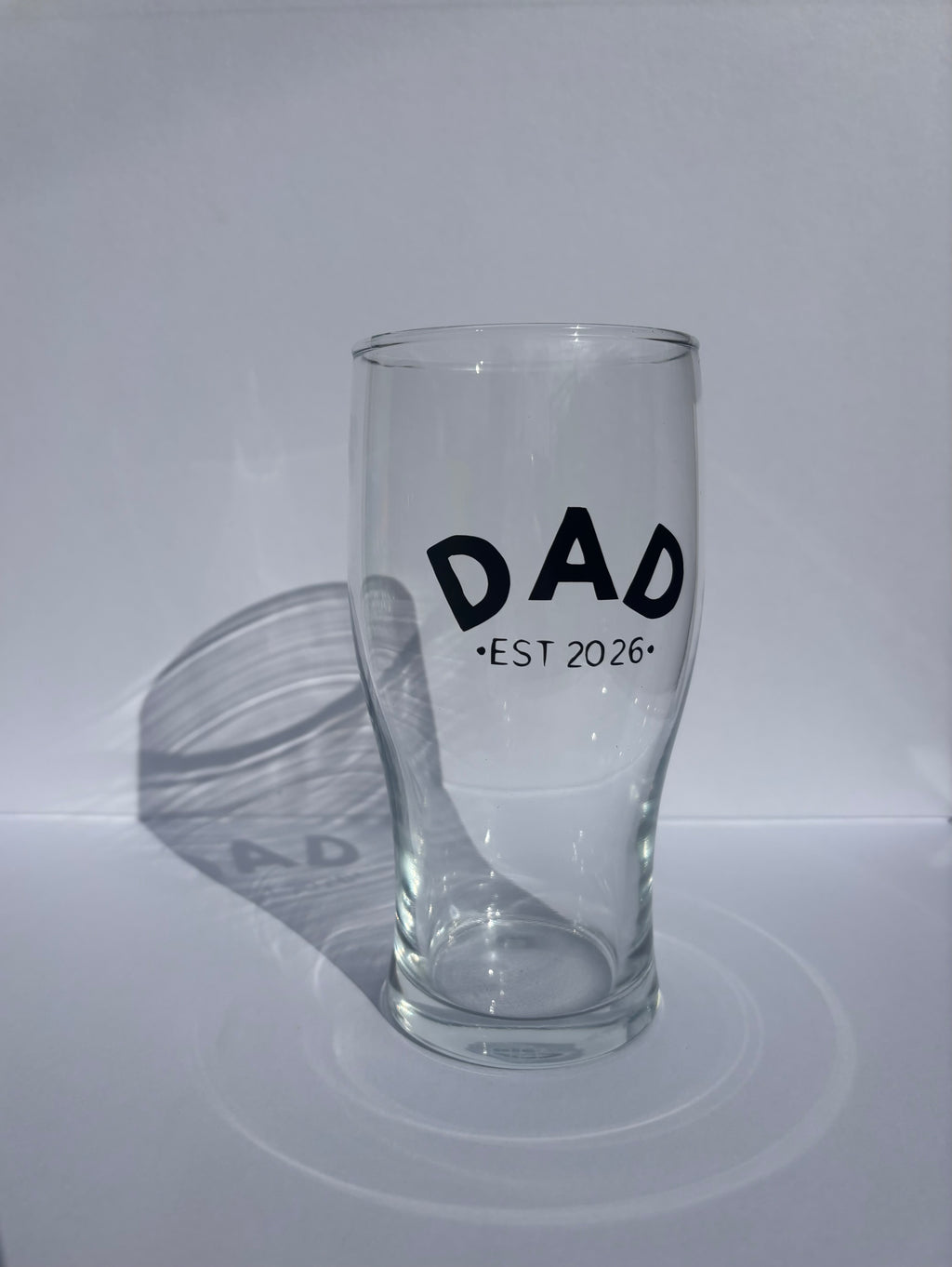Dad Est. Year Pint Glass