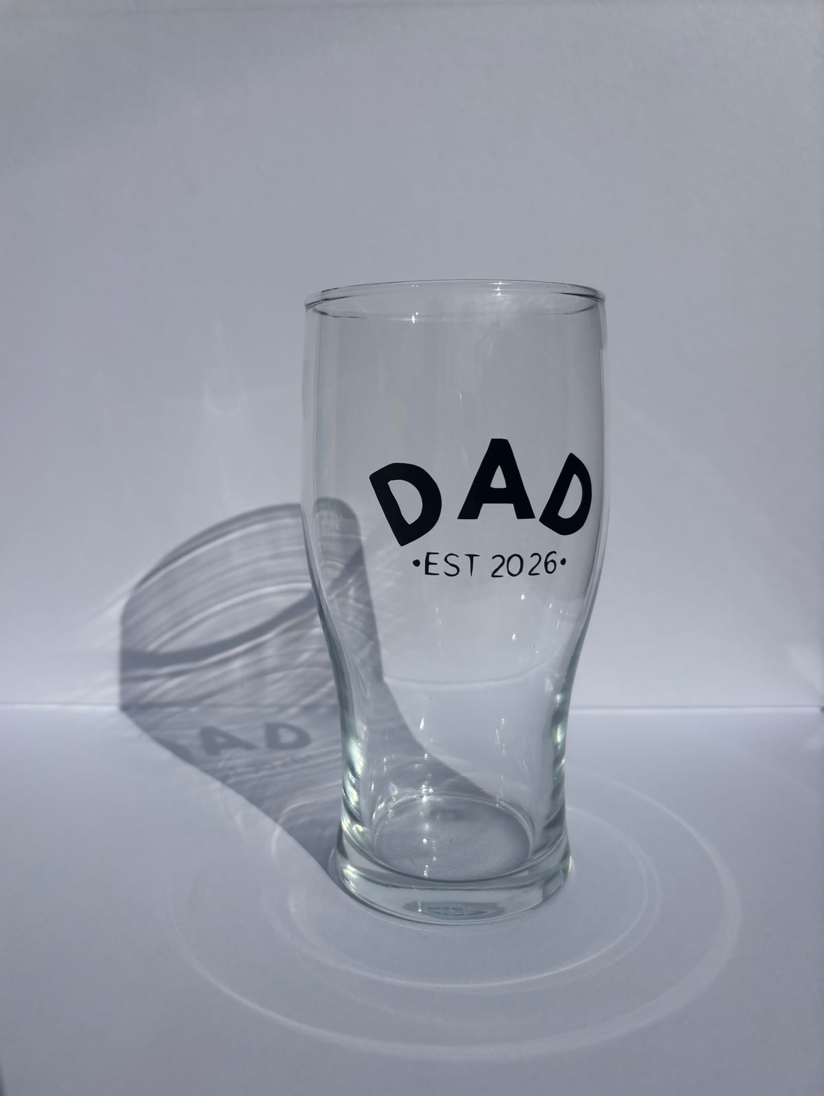 Dad Est. Year Pint Glass