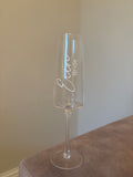 Personalised Wedding Champagne Flute