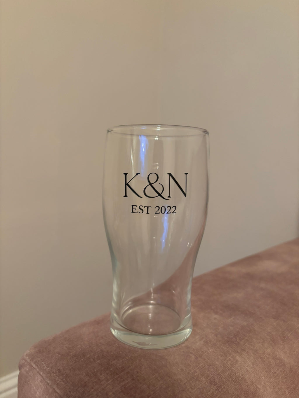 Personalised Initial Pint Glass