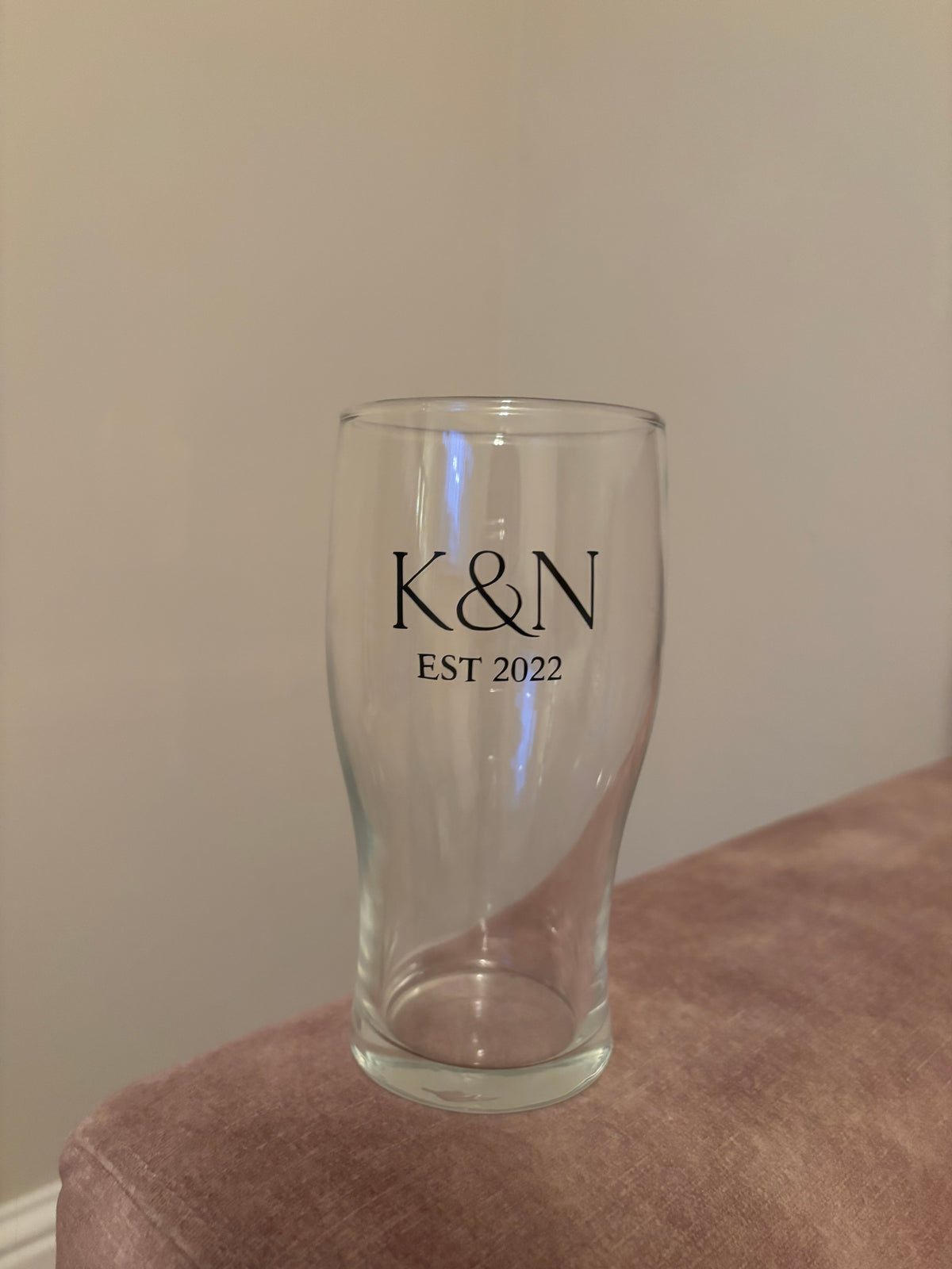 Personalised Initial Pint Glass