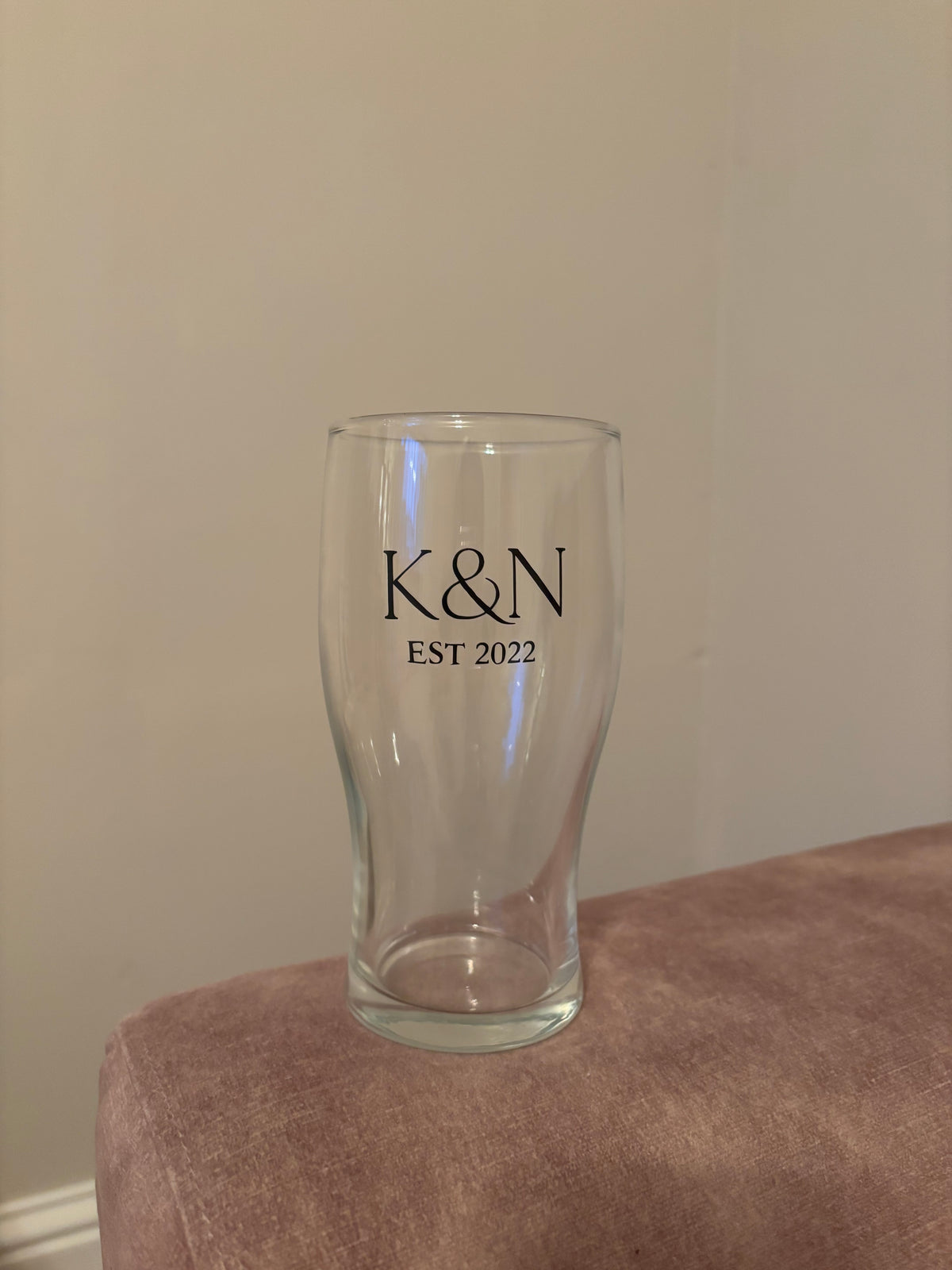 Personalised Initial Pint Glass