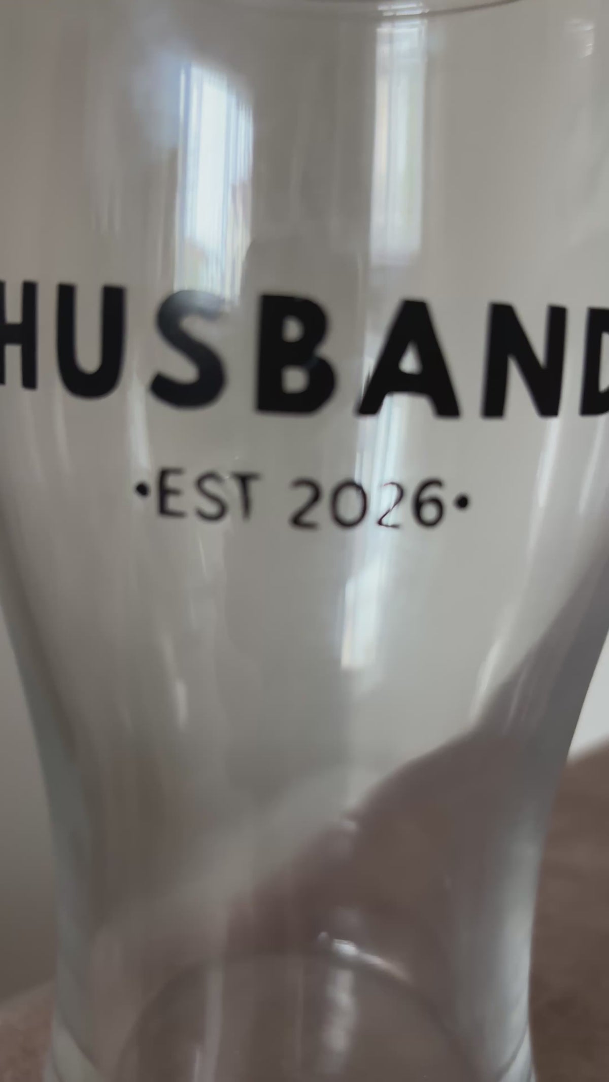 Husband Est. Year Pint Glass