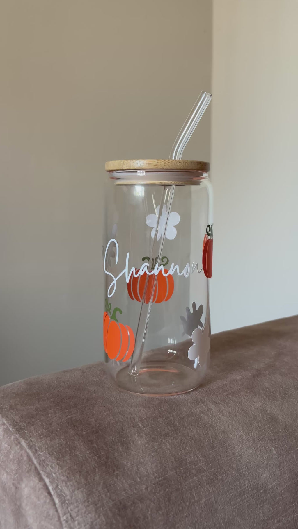 Personalised Pumpkin Patch Cup