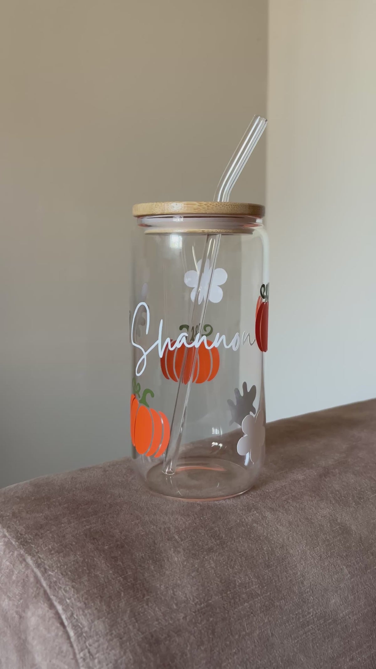 Personalised Pumpkin Patch Cup